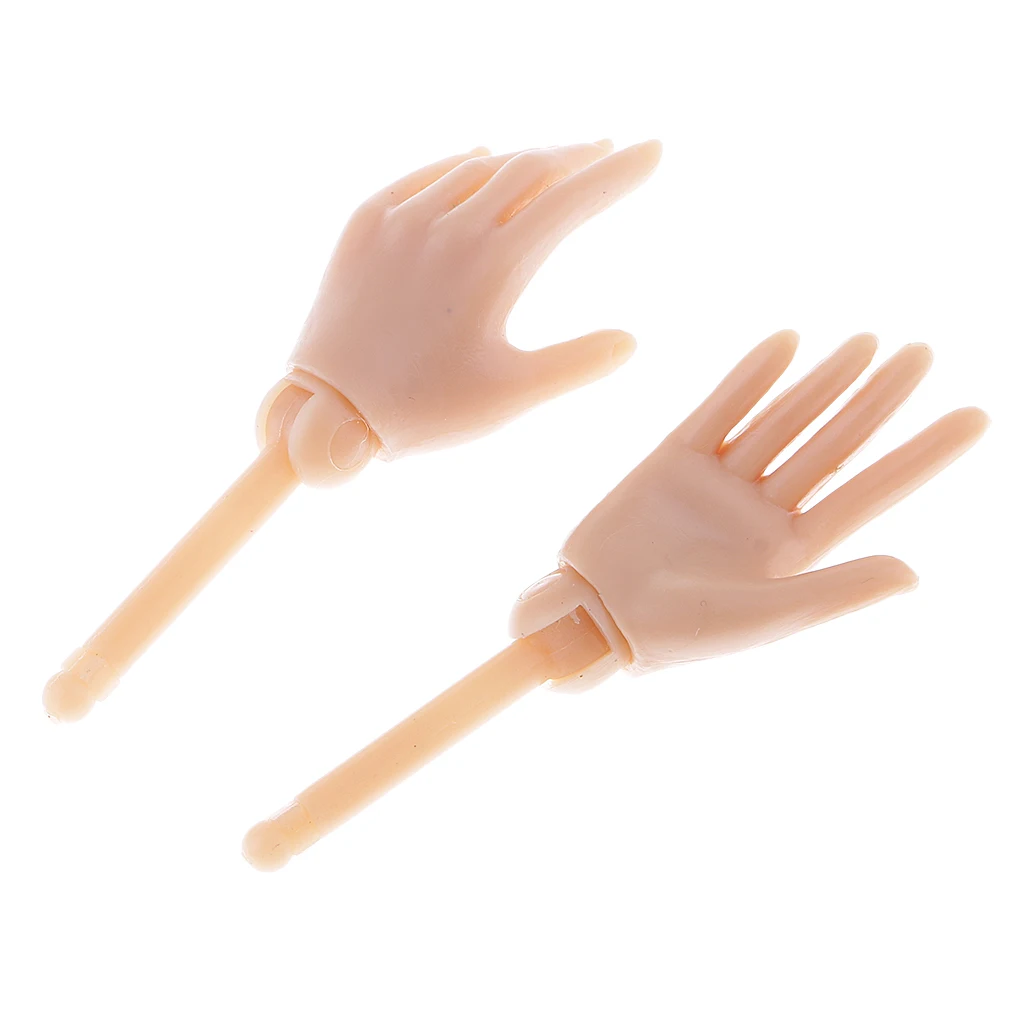 New 1:6 Scale Plastic Female Movable Hands Set for 12