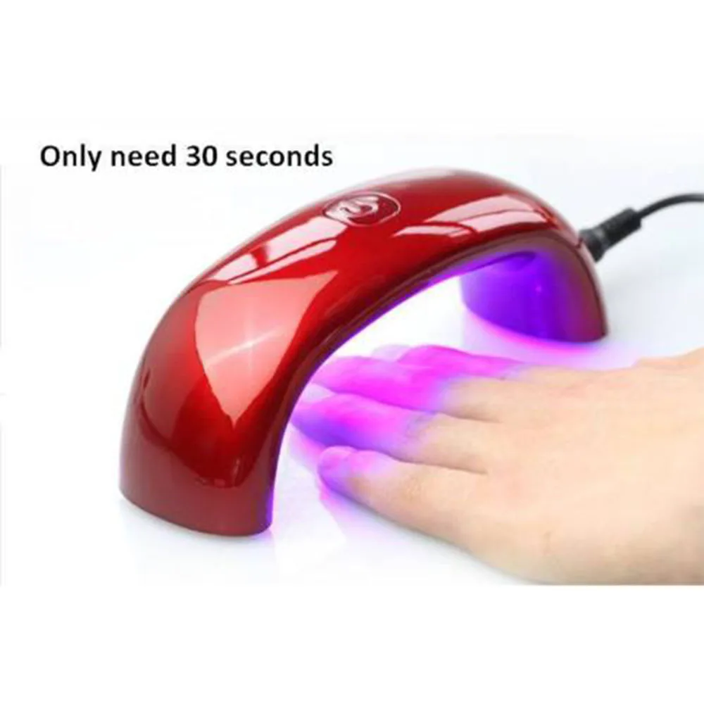 Мини USB Светодиодная лампа для сушки ногтей 9 Вт Сушилка сушилка гель лака