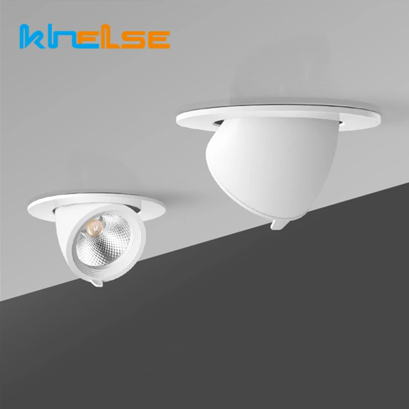 Nordic Led Embedded Downlights Angle Adjustable COB Trunk Lamp living room Aisle Shop Wall Washer home Decor Ceiling Spot lights photo