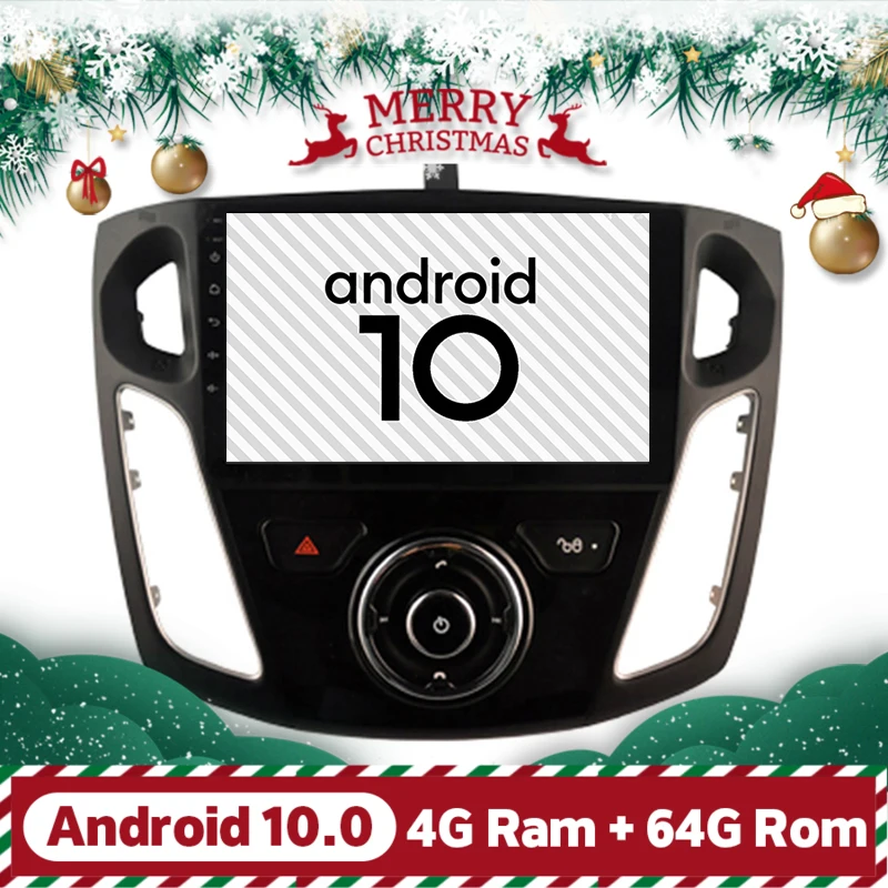 Совершенно новый автомобиль Android 10 0 Gps для Ford Focus 2012 2013 9 &quotсенсорный Мультимедиа