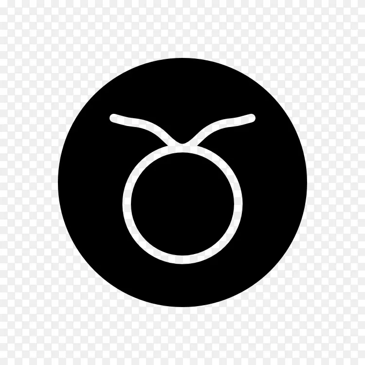 计算机图标符号星象星座-金牛座