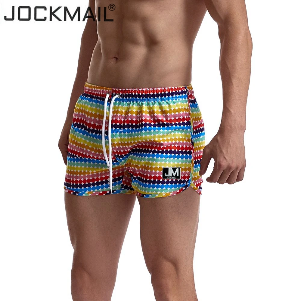 rainbow swimming trunks