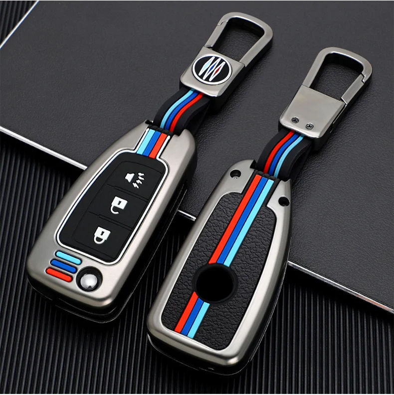 Custodia per chiave auto in lega di zinco per Nissan Qashqai J11 Xtrail Murano MAXIMA ALTIMA Juke Micra Tiida Pulsar2014-2018 portachiavi - H0b002f6e847d43f8a15f811b7d316962Y