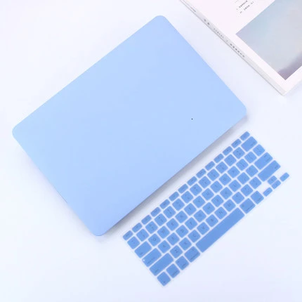 Матовый полный чехол для ноутбука MacBook Air 13 A1932 Pro retina 11 12 13 13,3 15 15,4 сенсорный экран для Macbook New Pro 13 A2159 - Цвет: 2-Without Logo