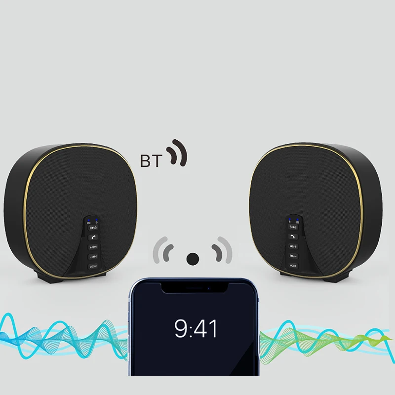 Беспроводной Bluetooth динамик Водонепроницаемый мини портативный стерео музыка открытый Громкая связь динамик для iPhone для телефонов samsung