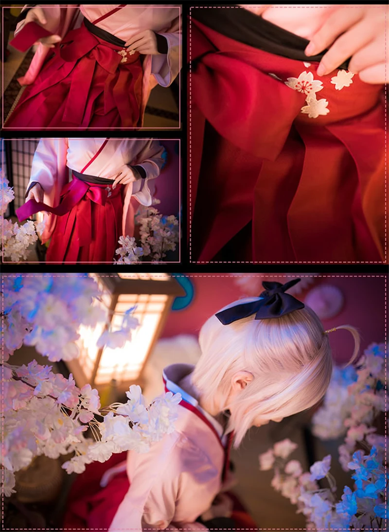 Аниме Fate Astolfo костюм моряка Okita Souji Кимоно Одежда для выступлений женская униформа аниме одежда унисекс