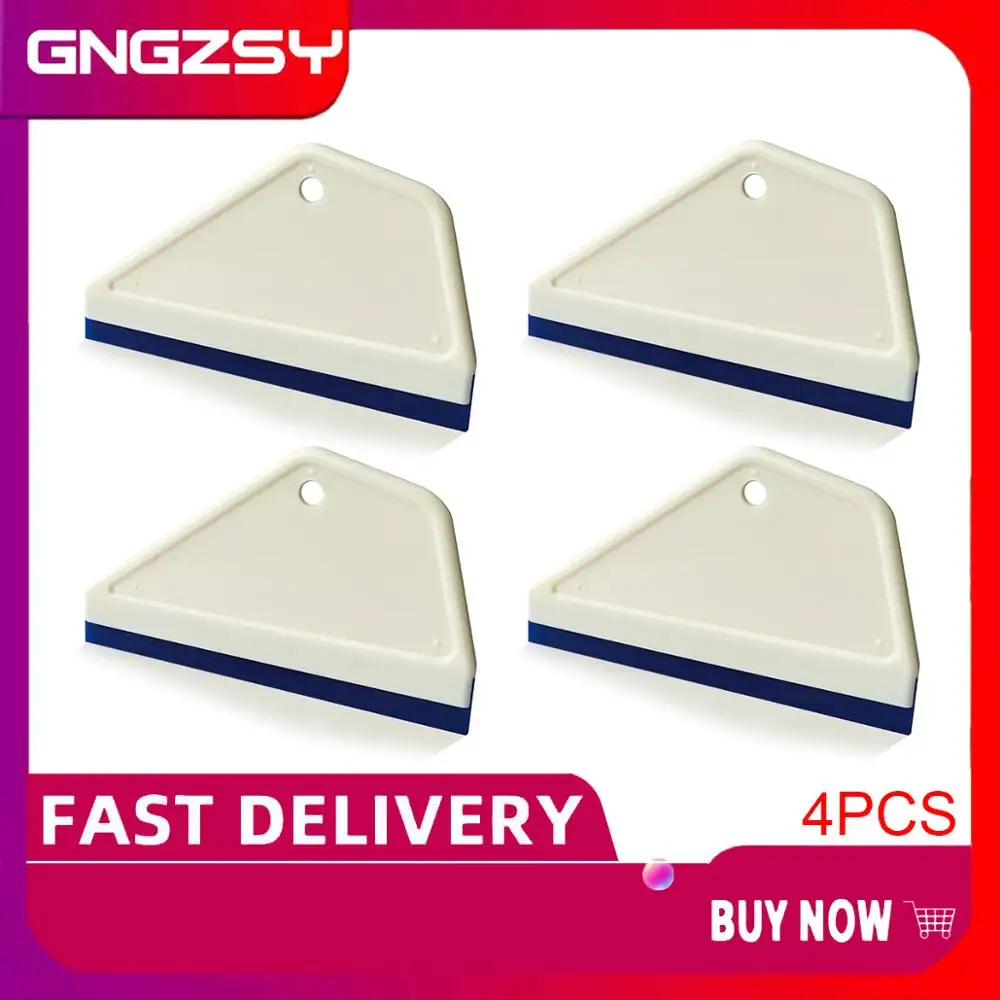 

4PCS Window Squeegee Cleaner Glass Rubber Water Remover Car Cleaning Tools Ice Scraper Auto Window Tint Tool Car Wrap Tool B17