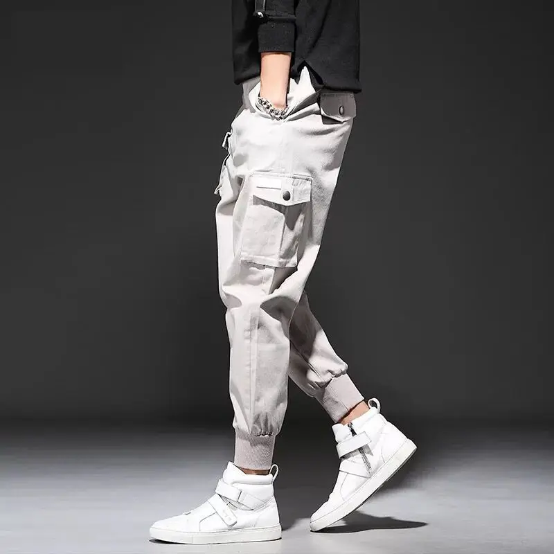 IWindbreaker/штаны для ночного спорта, флуоресцентные свободные брюки,, уличная одежда, брендовая одежда, уличные спортивные штаны - Цвет: 4