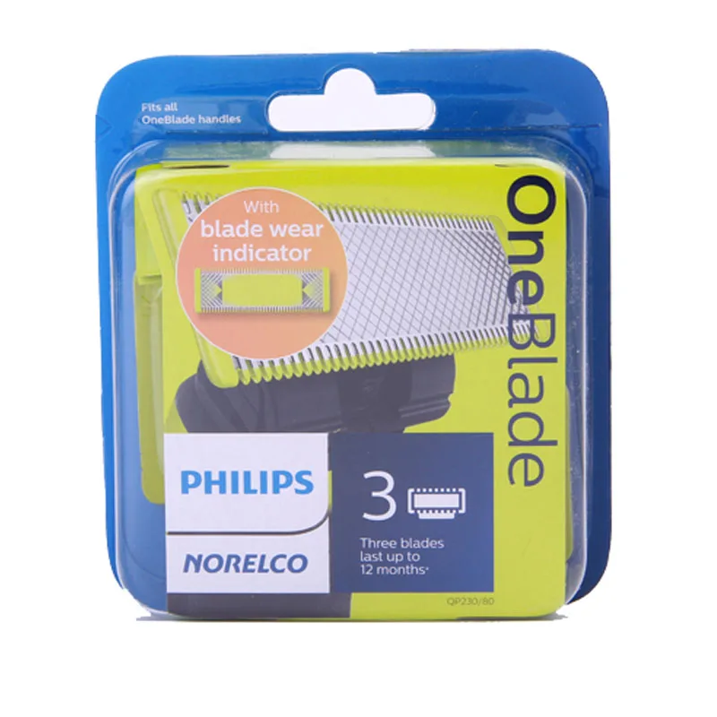 Philips OneBlade Сменная головка резака с QP2527 QP2523 маленький T Нож Бритва оригинальные