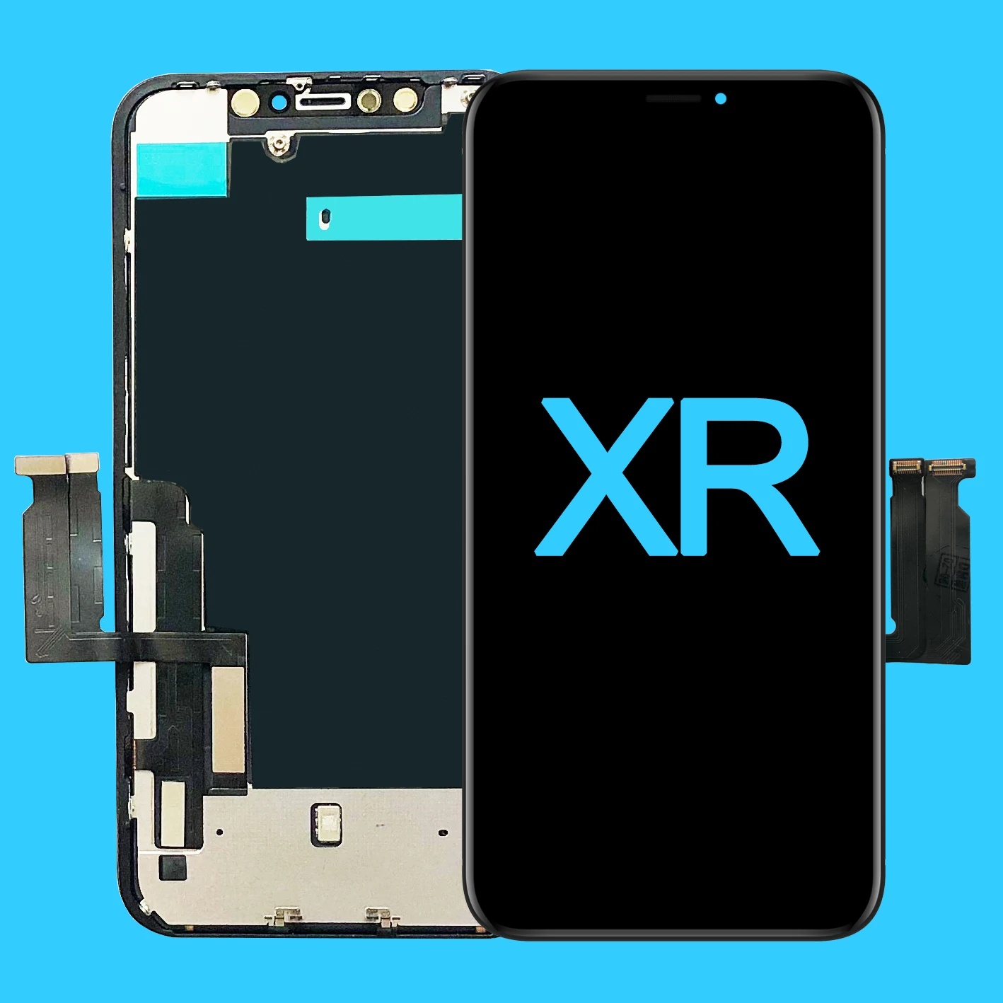 Оптовая продажа с фабрики Новый ЖК-дисплей для iPhone XR сенсорный экран с металлическим заводским дисплеем для iPhone XR Lcd OEM сенсорный экран