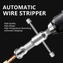 Hotsale nova torção elétrica fio ferramenta eletricista universal automático torção fio descascamento máquina de dobra conector