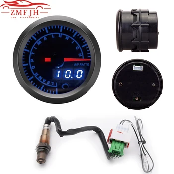 

7 Colors Digital Arrow Display Air Fuel Ratio Gauge With Narrowband O2 Oxygen Sensor 52mm High-end Car Gauge Fit for 12V Car