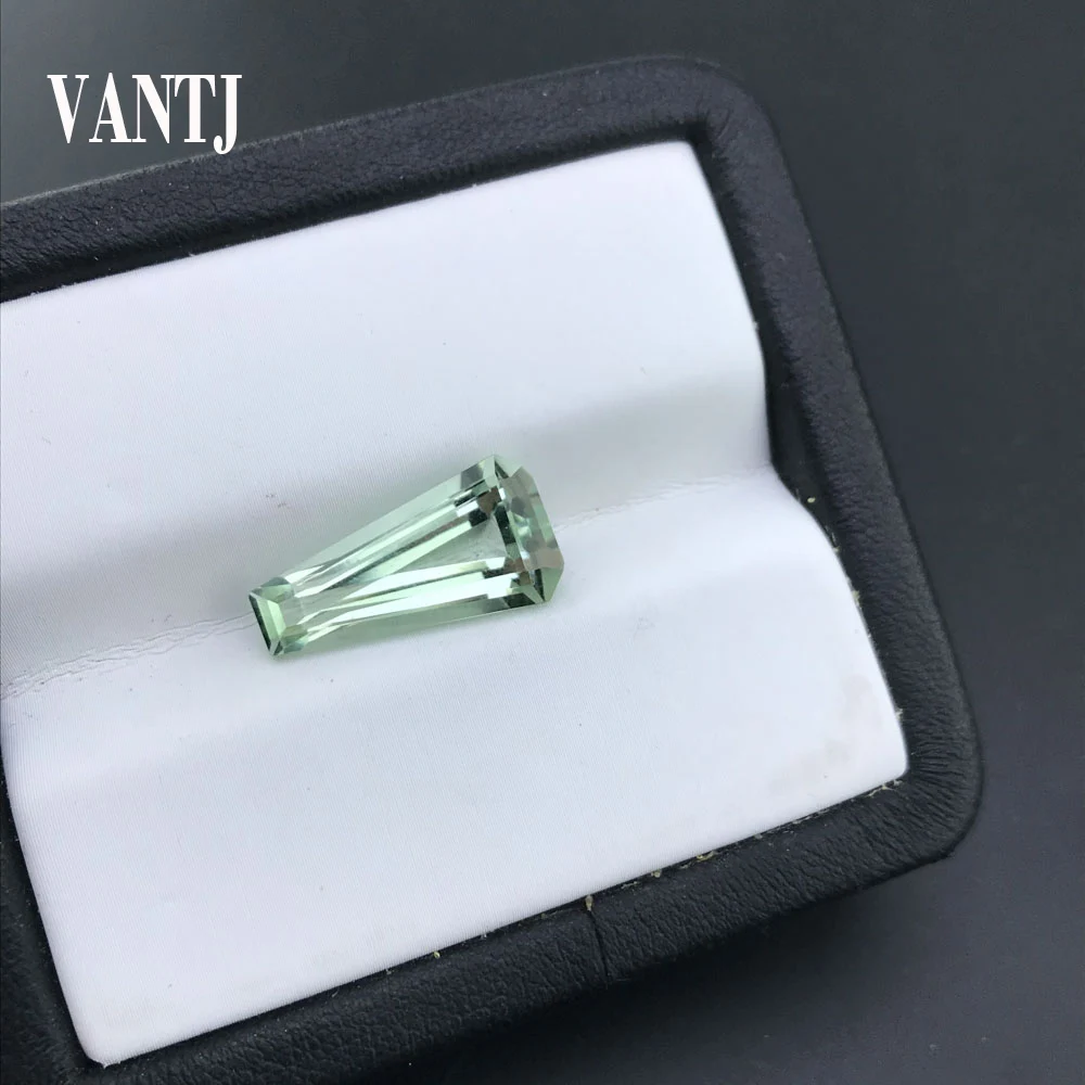 

Роскошные Драгоценные камни с натуральным зеленым аметистом VANTJ, камни высокого качества для женщин, Серебряное золото, ювелирные изделия «сделай сам»