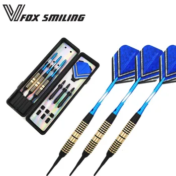

Fox Smiling Professional Electronic Soft Tip Darts 18g Darts With Aluminum Alloy Shaft 6 Colors