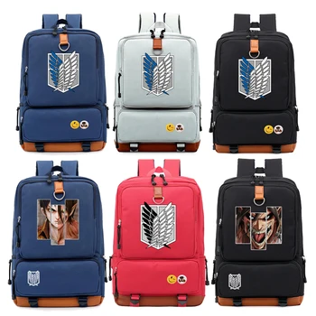 

Attack On Titan backpack casual backpack teenagers Men women's Student School Bags travel Shoulder Bag Laptop Bags