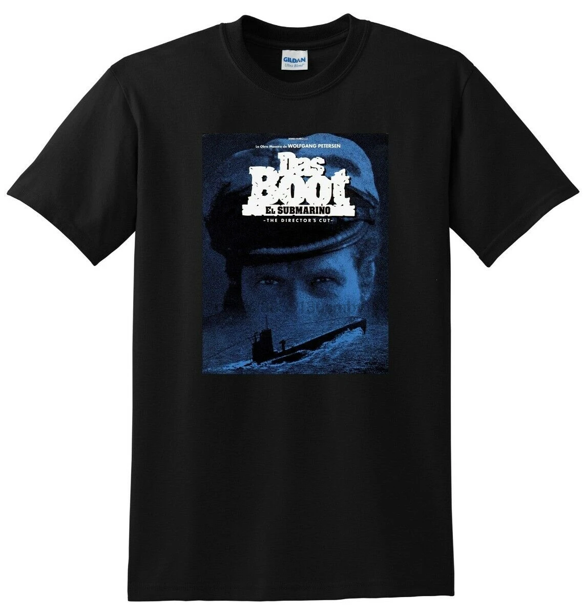DAS BOOT T SHIRT 1981 german u boat bluray cover tee SMALL MEDIUM LARGE or XL |