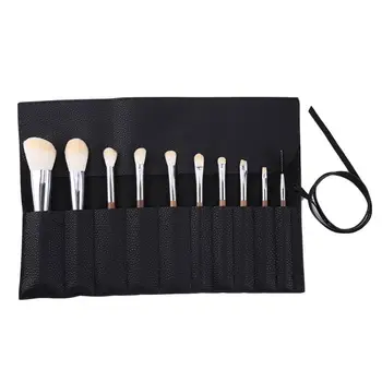 

PU Leather Roll-up Cosmetic Bags Women Portable Simple Travel Beauty Case