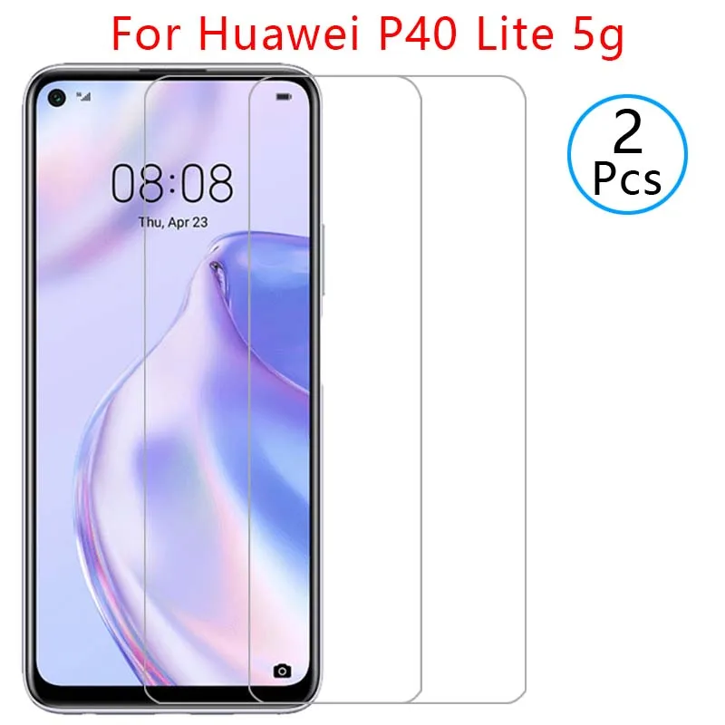 Чехол для huawei p40 lite 5g чехол из закаленного стекла защита экрана на p 40 light p40lite p40light