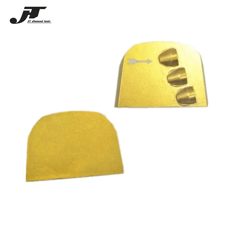 

HT Lavina Quick Lock Half Round PCD for Lavina Grinder Floor Pads for Epoxy Coating Removing Lavina Grinding Machine 12PCS