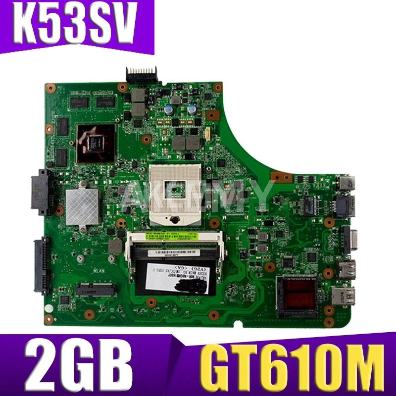 XinKaidi K53SV материнская плата для ноутбука ASUS K53SM K53SC K53S K53SJ A53SJ тест оригинальная REV2.1/2