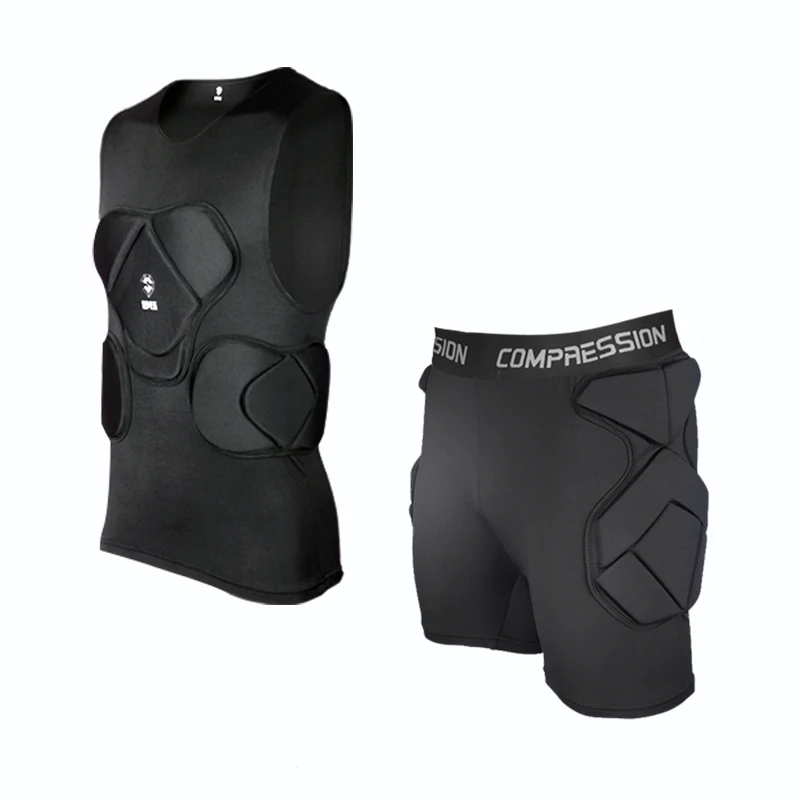 Uniforme de entrenamiento de portero de fútbol para hombre, protección de esponja gruesa EVA, pantalones deportivos de portero de fútbol, pantalones Goleiro