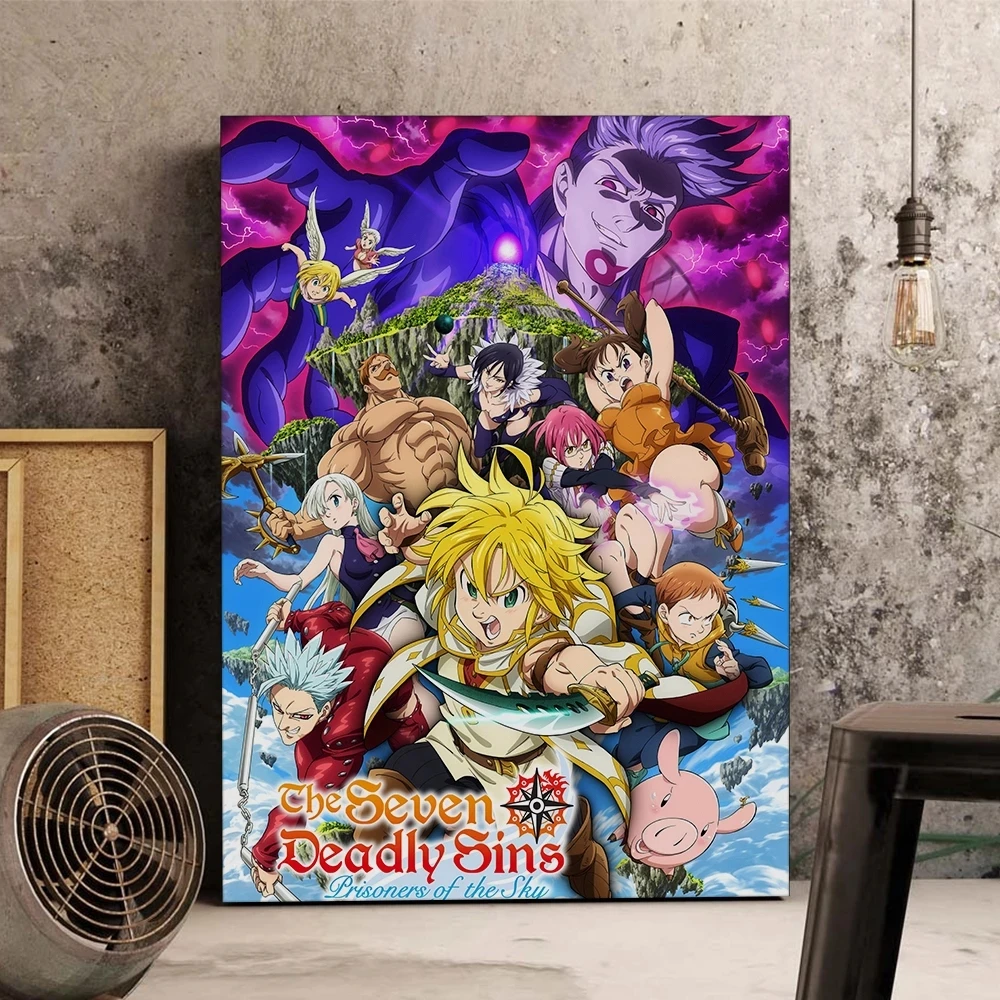 Cartaz Nanatsu no taizai (Sete Pecados Capitais) - Sua loja alternativa de  anime