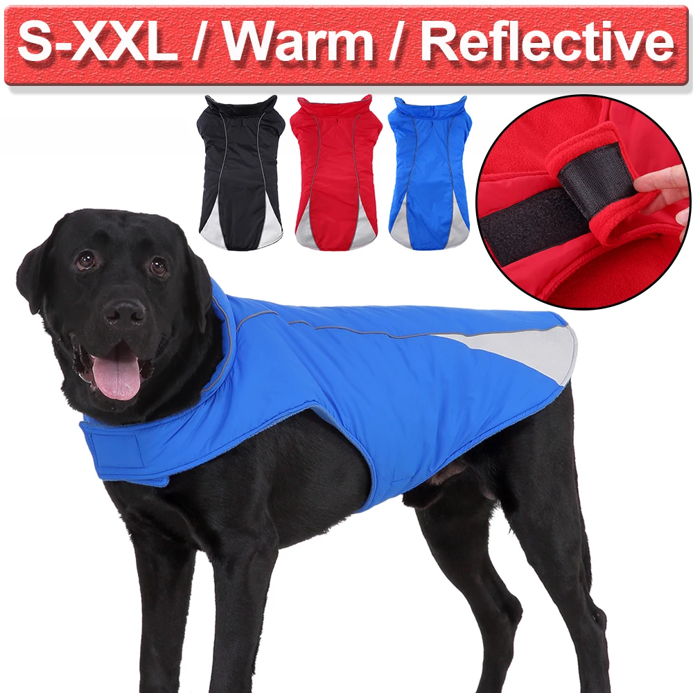 

Waterproof Pet Dog Puppy Vest Jacket Chihuahua Labrador Clothing Warm Winter Dog Clothes Coat For Small Medium Large Dogs D30