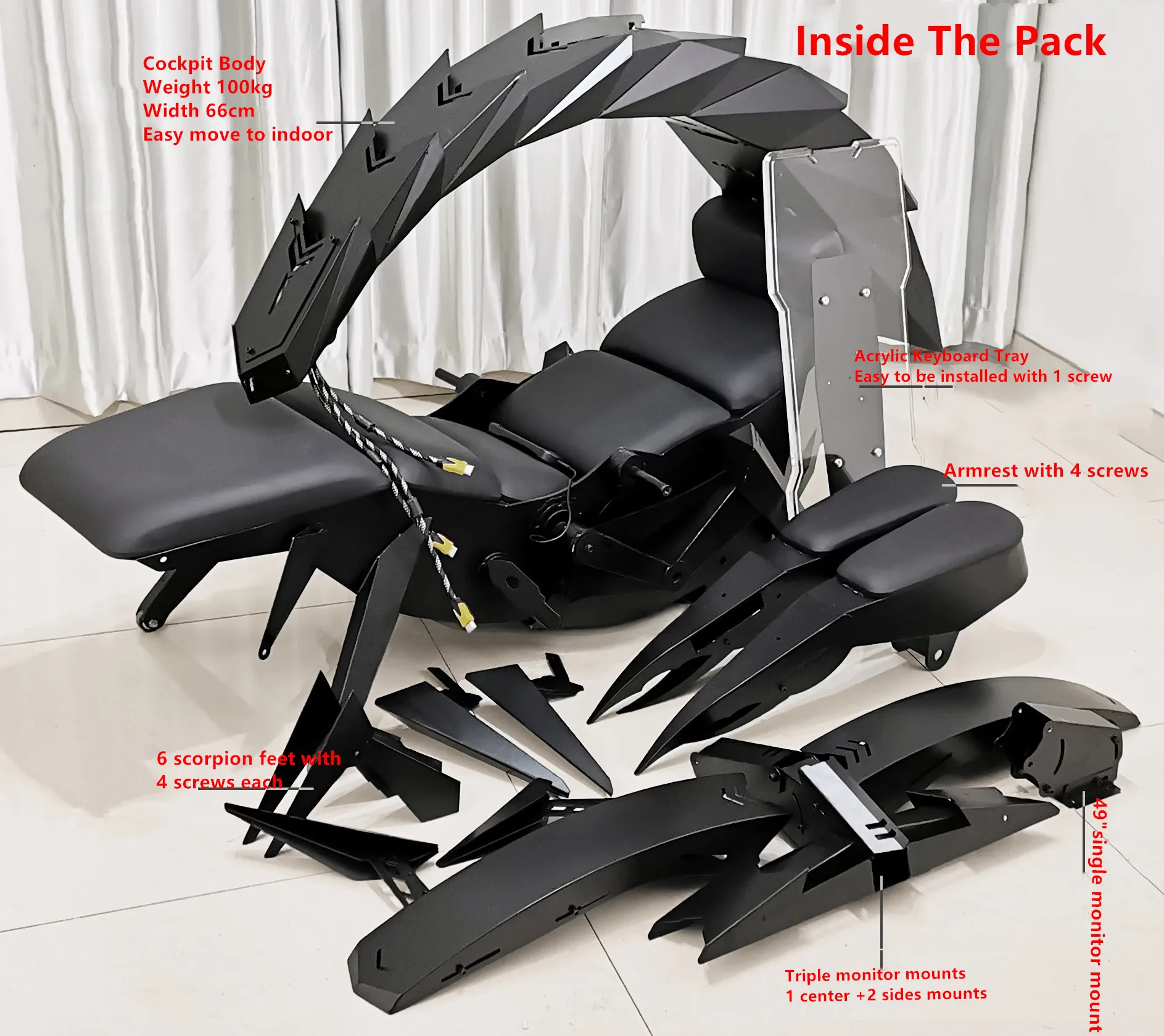 Zero Gravity Massage Ergonomic Scorpion Gaming Chair – Mavigadget