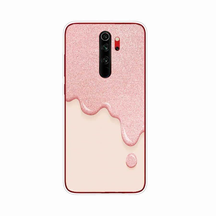 xiaomi leather case chain 70SD Glitter Bling Powder Soft Silicone Tpu Cover phone Case for xiaomi redmi 7 8 9 8A 9A Note 7 8 9 Pro 8T 9S Case xiaomi leather case color Cases For Xiaomi