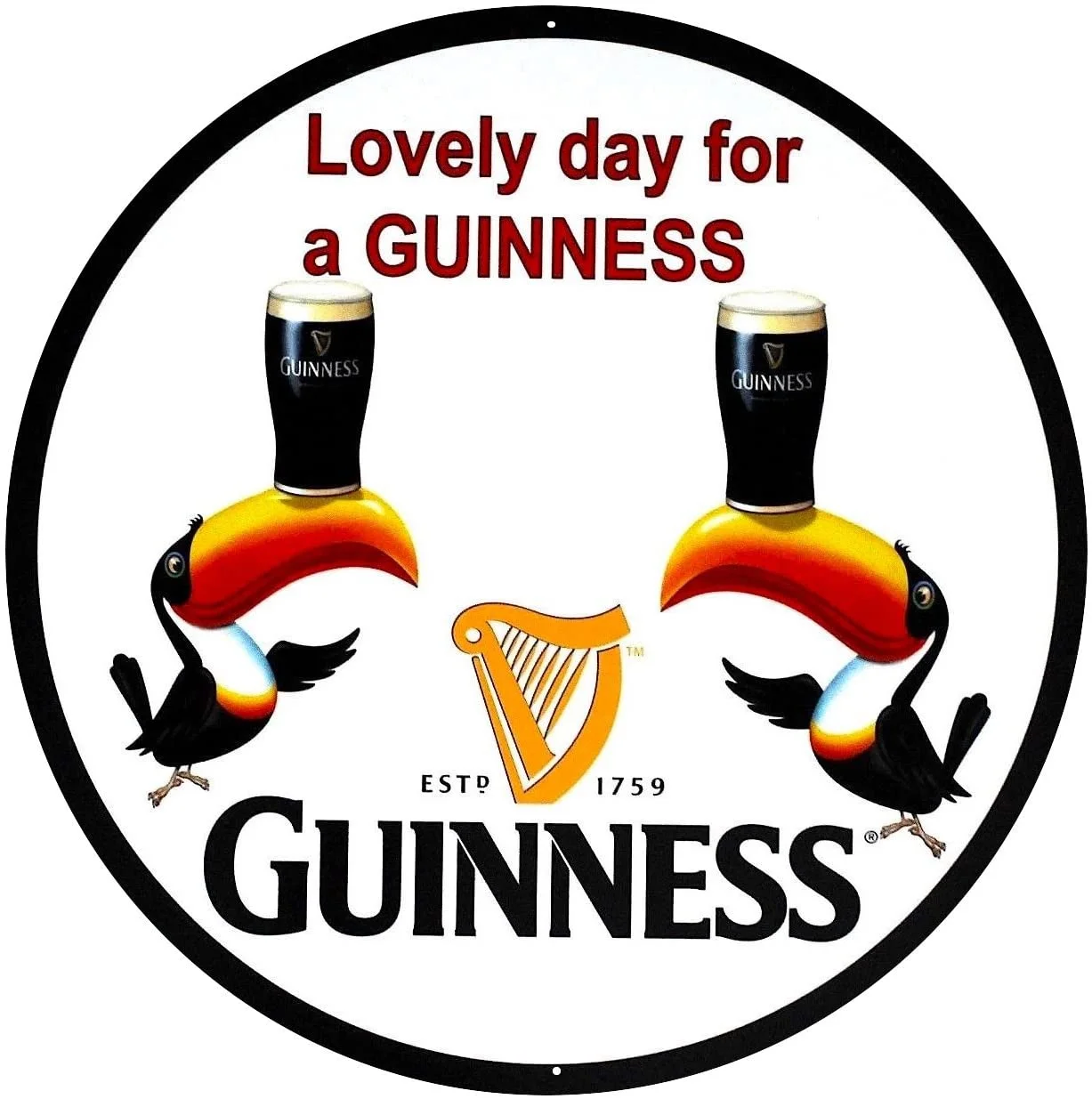 Для пиво Guinness изображения опознавательных знаков прекрасный день-Туканы-14