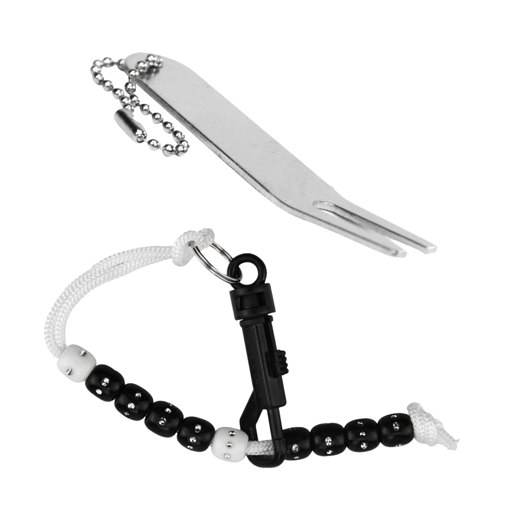 Портативные клюшки для гольфа счетчика хода 32 см &amp Divot инструмент ремонта