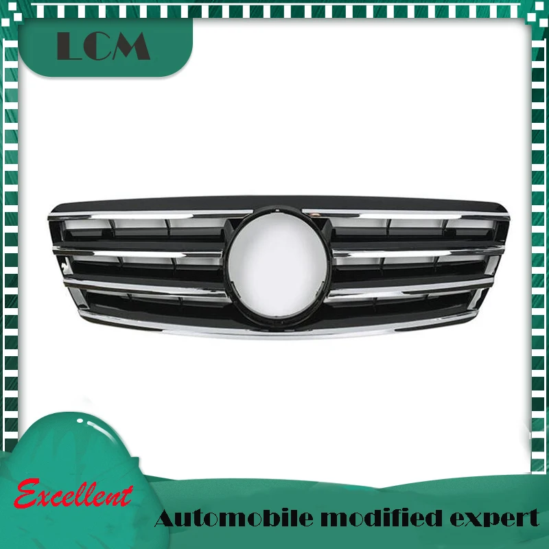 US $55.29 Cl Style Front Bumper Racing Grille For Mercedes For Benz CClass W203 20002006 With Emblem
