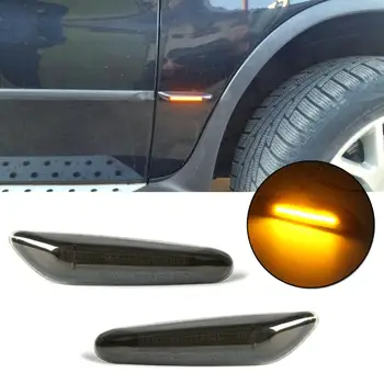 

2 pcs Car Dynamic LED Side Marker Turn Signal Lights For BMW E90 E91 E92 E93 E46 E60 E82