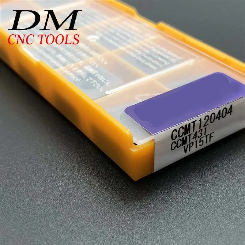 10 шт. CCMT120404 VP15TF CCMT431 твердосплавные вставки для токарного станка с ЧПУ поворотное внутреннее отверстие внешние инструменты Токарный станок с ЧПУ лезвие
