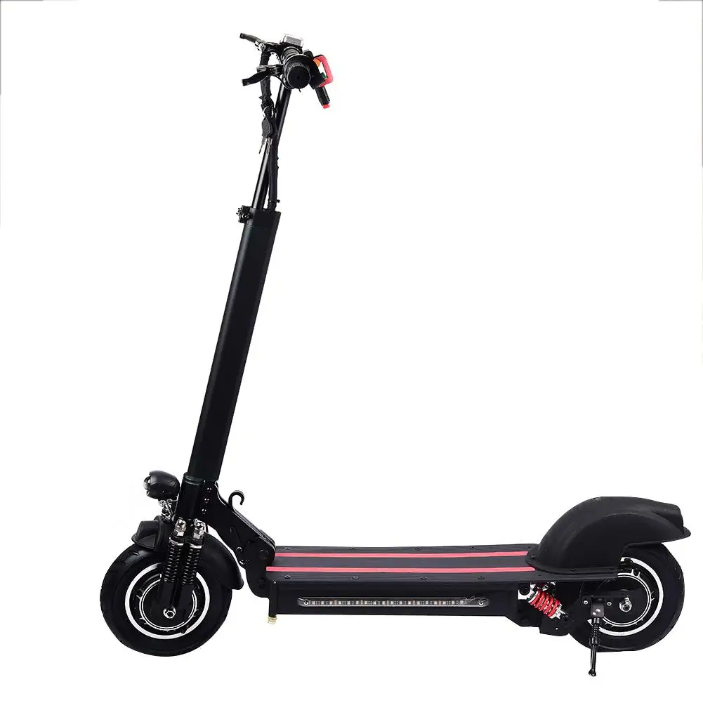 

2019 1200W 10 Inch Double-drive Household Electric Scooter Suspension Foldable Electric Scootor With Turbine Motor