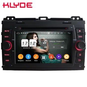 

Klyde 4G Android 9 Octa Core 4GB RAM 64GB ROM DSP Car DVD Multimedia Player Stereo For Toyota Land Cruiser Prado LC120 2004-2010