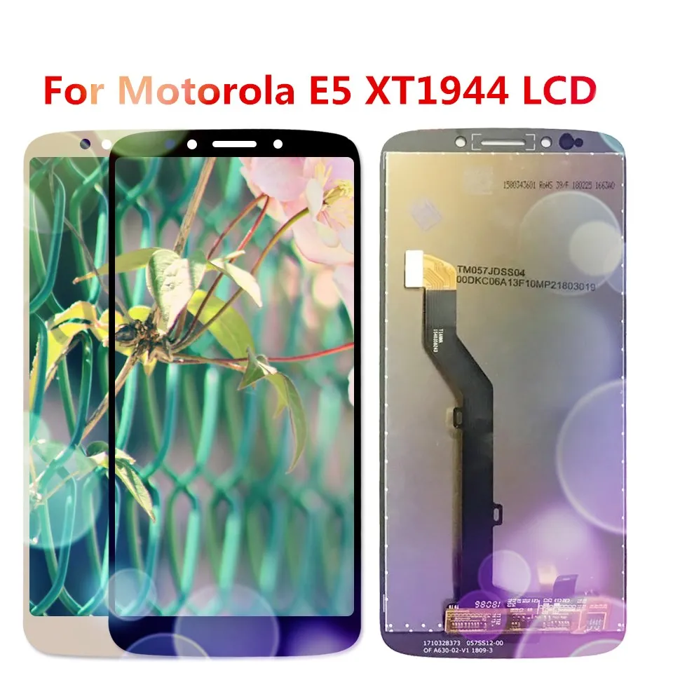 ЖК дисплей 5 7 дюйма для Motorola Moto E5 XT1944 сенсорный экран с дигитайзером в сборе