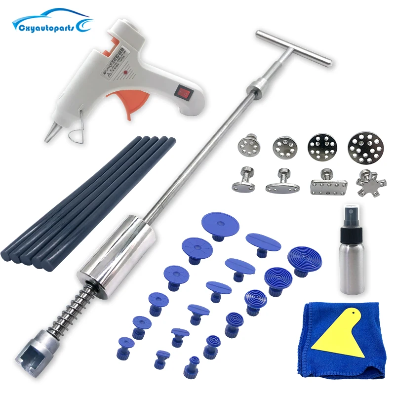 Auto body Dent Entfernung Werkzeug Dent Reparatur Puller Kit Slide Hammer Saugnäpfe Für Hagel Schäden Auto Dent Reparatur Werkzeug
