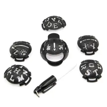 

Golf Handheld Marker Marking Apparatus Template Drawing Line Kit Pen Contains Marker Base And 6pcs Different Templates