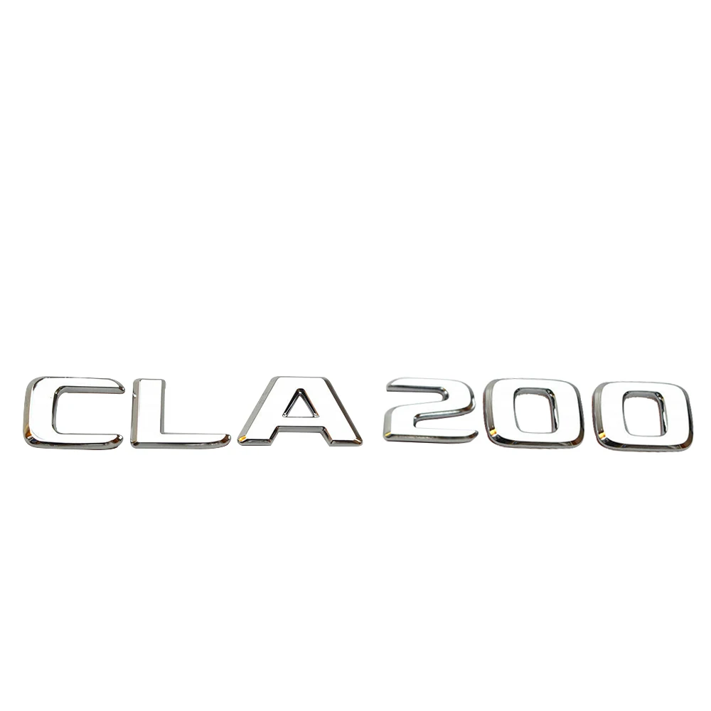 Кла180 кла200 кла220 кла250 кла260 багажник Задняя эмблема письма значок наклейка 3D для Mercedes Benz AMG CLA автомобиль Стайлинг Аксессуары