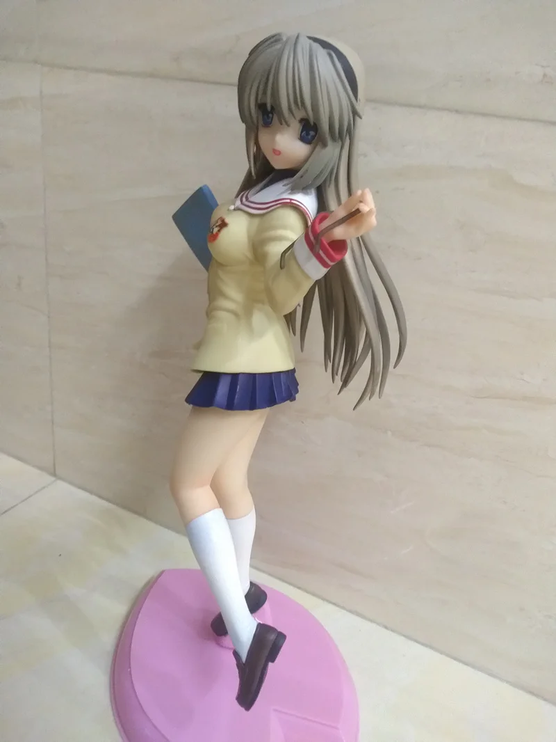 Anime-Clannad-Sakagami-Tomoyo-PVC-Action-Figure-Collectible-Model-doll-toy-25cm(3)