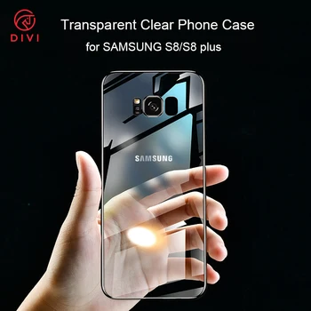 

DIVI Transparent Ultra-thin Phone Case for Samsung S8 Full Coverage Phone Cases Cover for Samsung S8 Smart Phones
