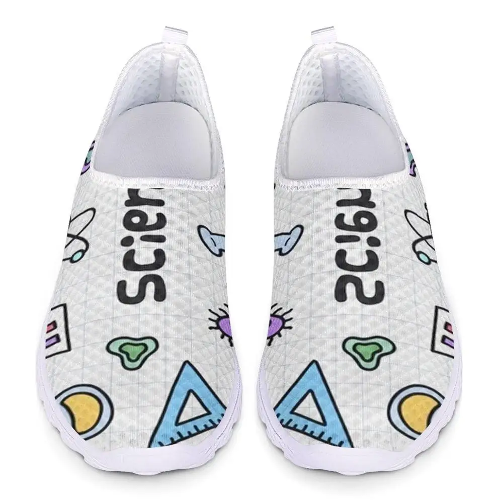 

Simplicity Custom pattern Plus Size Light Sneakers Breathable Mesh Vulcanized Shoes Outdoor Flat Slip-On Sock Shoes For Walking