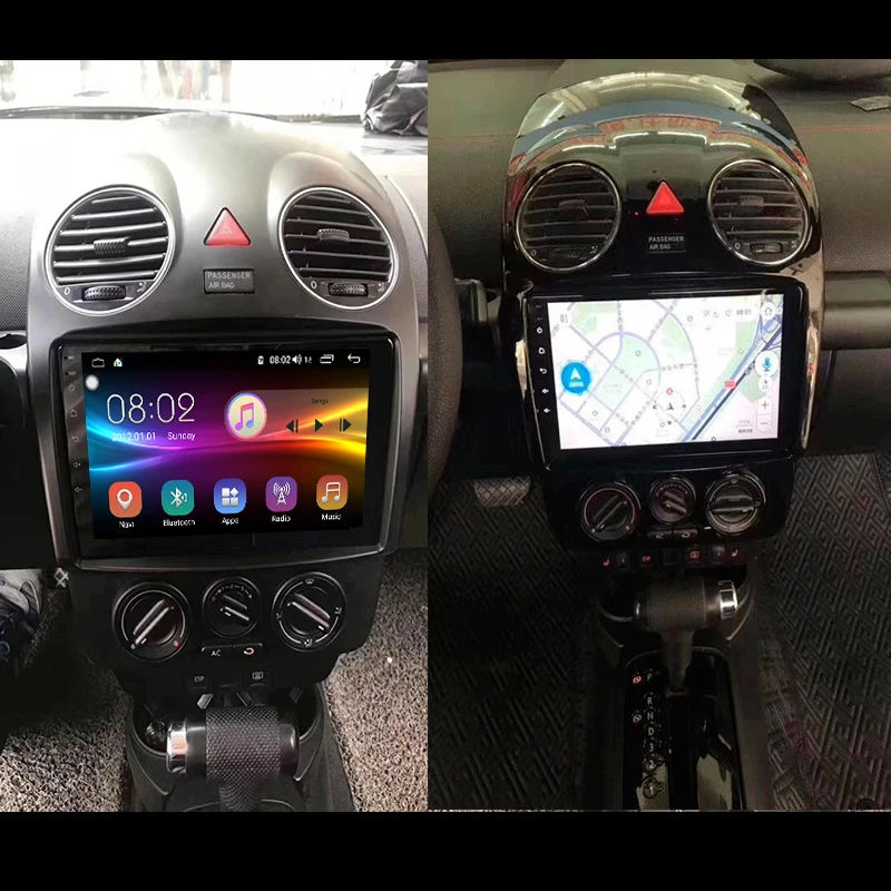 Кижуч Жук автомобиль радио Android 9,0 8-ядерный 4G+ 64G dvd gps android для 2005-2013 Volkswagen Beetle