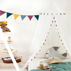 Детская палатка, шифоновые портативные игрушечные палатки, домашние кроватки, сеточная игрушка, Прорезыватель для детской комнаты