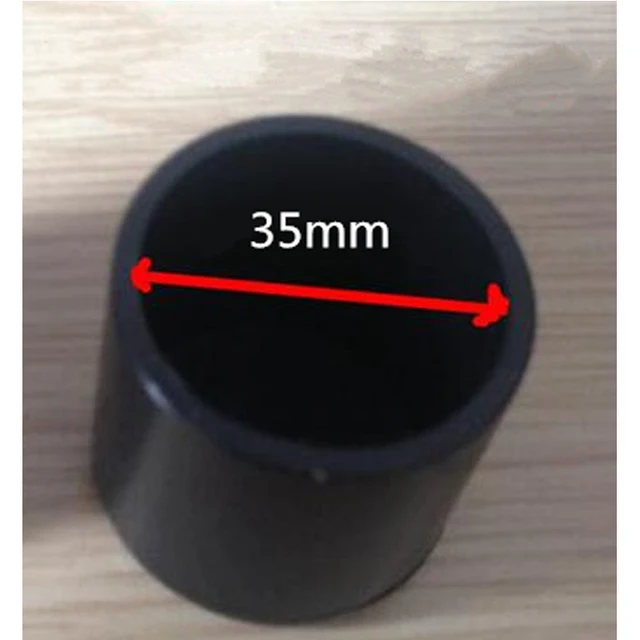 4pcs square silicone chair leg caps Non-slip Table Foot dust Cover Socks Floor Protector pads pipe plugs furniture leveling feet 35mm 4pcs