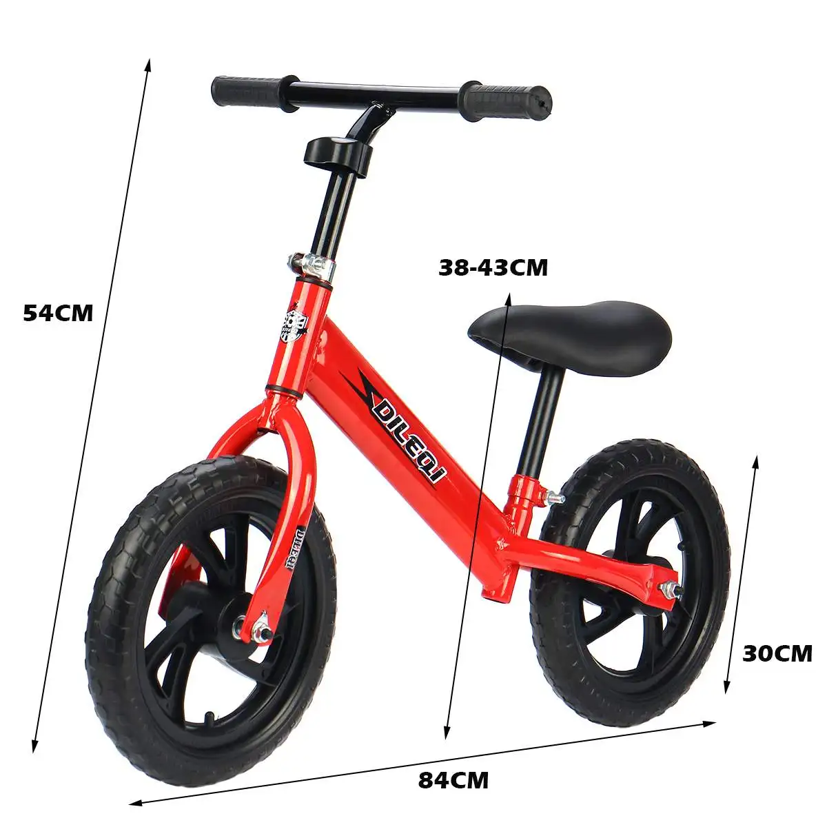 Balance Bike for Kids 2-6 Years Old Boys Girls 75KG Load Children for Learning Kids Metal 75--130CM