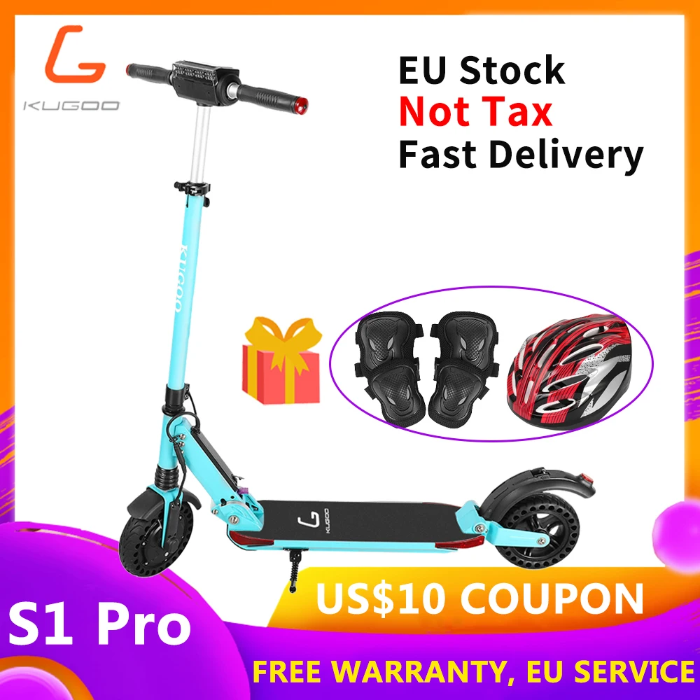 [Польша корабль] KUGOO S1 PRO складной электрический скутер 7.5AH 30 км/ч - Цена: 38 882,87 руб.
