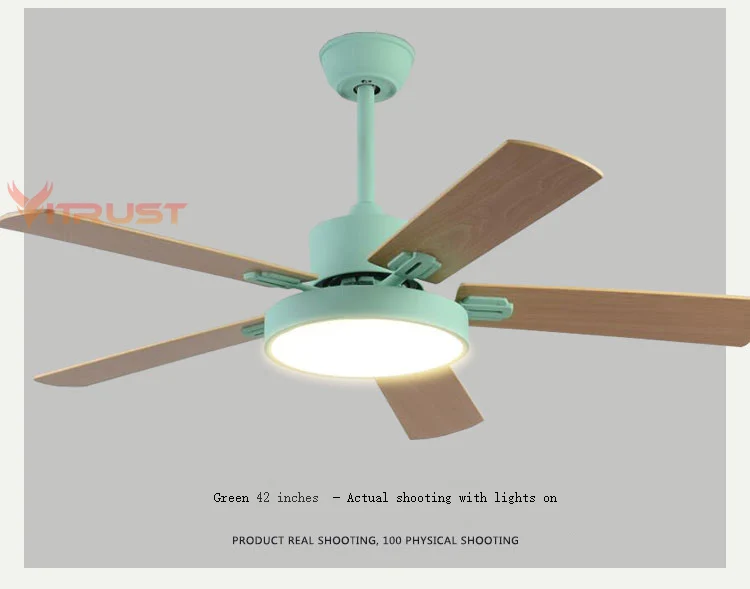 Современный деревянный подвесной вентилятор со световыми комплектами скандинавский потолочный вентилятор лампа ресторан гостиная вентилятор лампа офисный бар вентилятор 42 52 дюймов