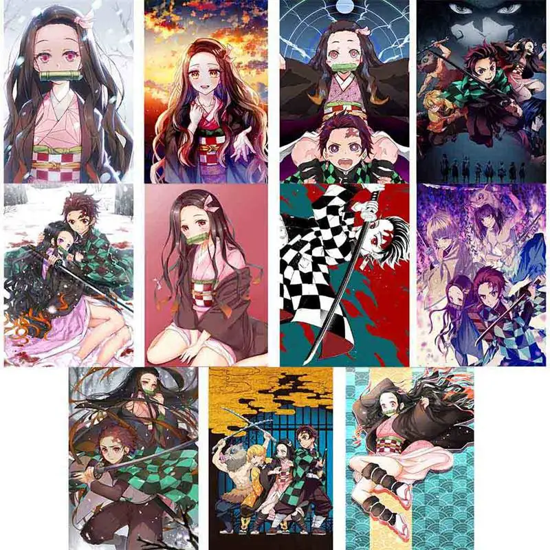 5D-DIY-Diamond-Anime-Arrangement-Demon-Slayer-Kimetsu-No-Yaiba-Kamado-Cross-Stitch-Diamond-Embroidery-Mosaic